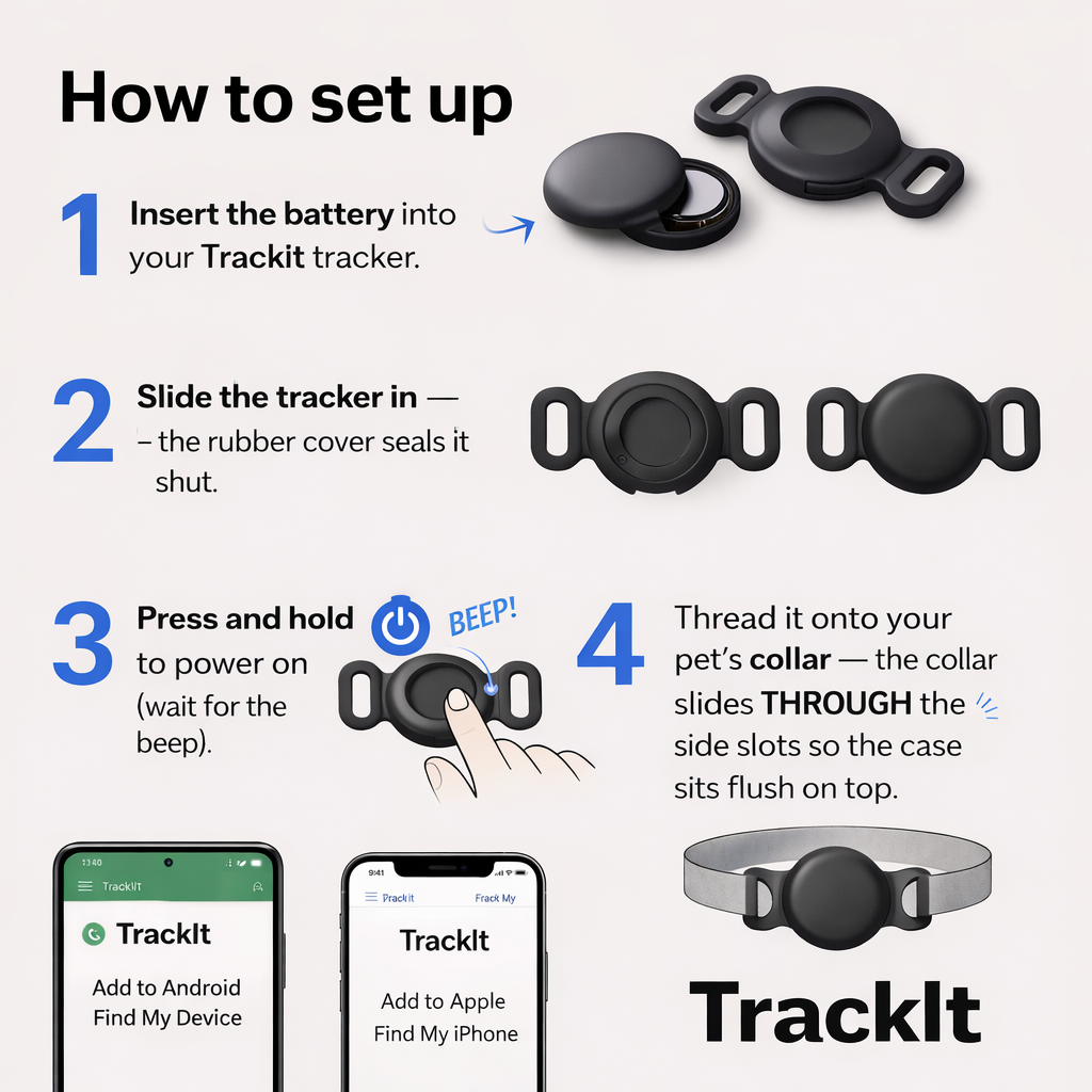 TrackIt™ Collar - Pet GPS Tracker